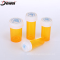 Plastic Pharmaceutical Bottle Medicine Capsule Vial Pill Bottle With 20dr Reversible Cap